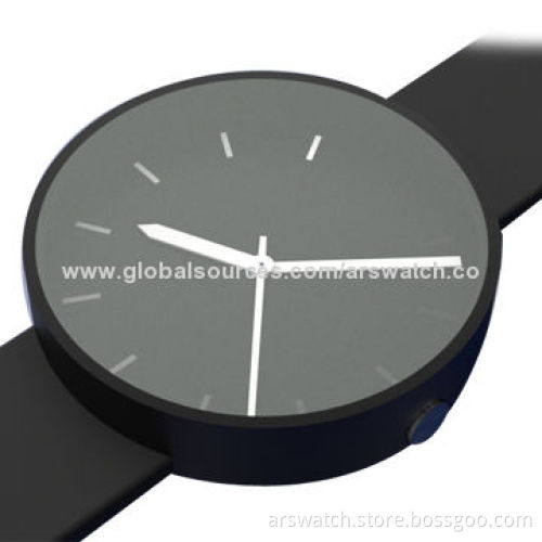 Stainless Steel Case and Case Back Japan Automatic Watch in Silicone Strap, Waterproof